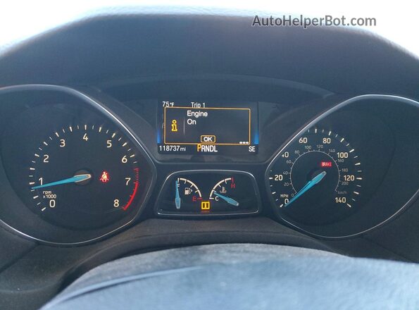 1FADP3F22HL315888 2017 FORD FOCUS White 