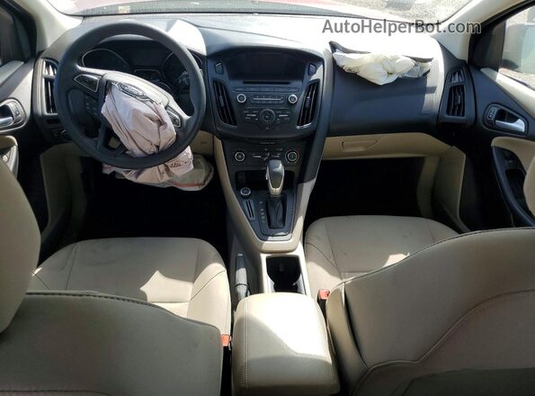 1FADP3F22HL327247 2017 FORD FOCUS Red Dashboard view