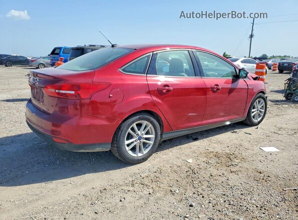 1FADP3F22HL327247 2017 FORD FOCUS Red Rear right