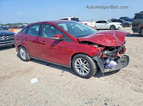 1FADP3F22HL327247 2017 FORD FOCUS Red Front right
