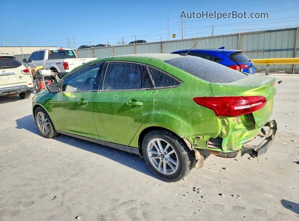 1FADP3F22JL240258 2018 FORD FOCUS Green Rear left