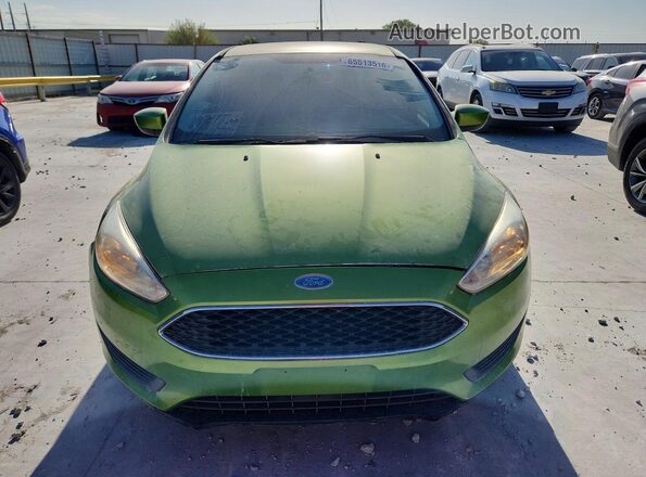 1FADP3F22JL240258 2018 FORD FOCUS Green Front view