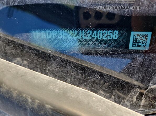 1FADP3F22JL240258 2018 FORD FOCUS Green VIN sticker view