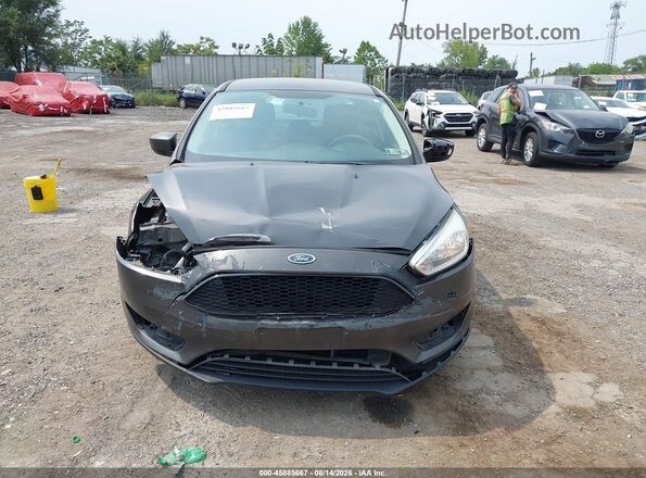 1FADP3F22JL250210 2018 FORD FOCUS Gray Widok zestawu wskaźników