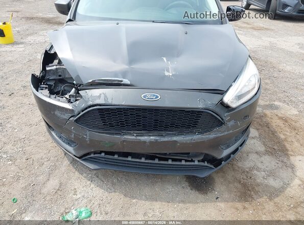 1FADP3F22JL250210 2018 FORD FOCUS Gray Widok z przodu