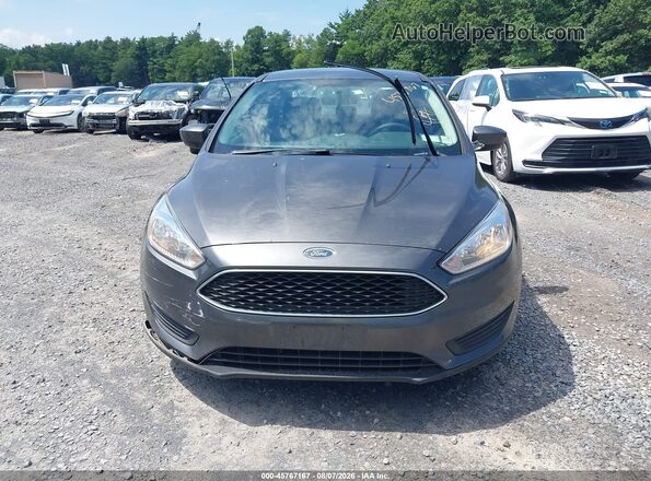 1FADP3F22JL257688 2018 FORD FOCUS Gray Widok zestawu wskaźników