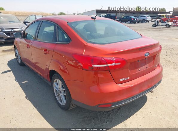 1FADP3F22JL271106 2018 FORD FOCUS Red უკანა მარცხენა