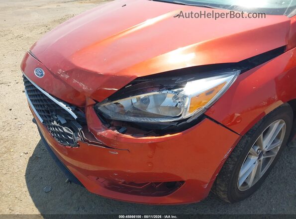 1FADP3F22JL271106 2018 FORD FOCUS Red წინა ხედი