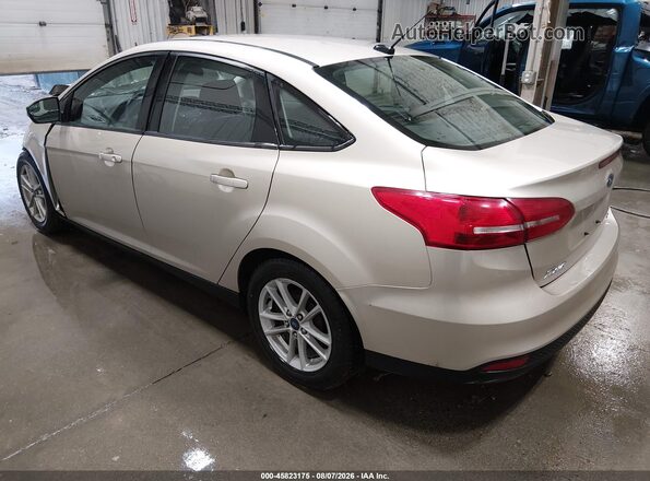 1FADP3F22JL279318 2018 FORD FOCUS Beige Rear left
