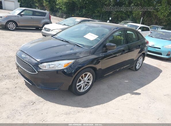 1FADP3F22JL315900 2018 FORD FOCUS Черный Передняя левая четверть