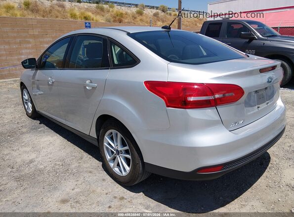 1FADP3F22JL328565 2018 FORD FOCUS Серебряный Задняя левая четверть