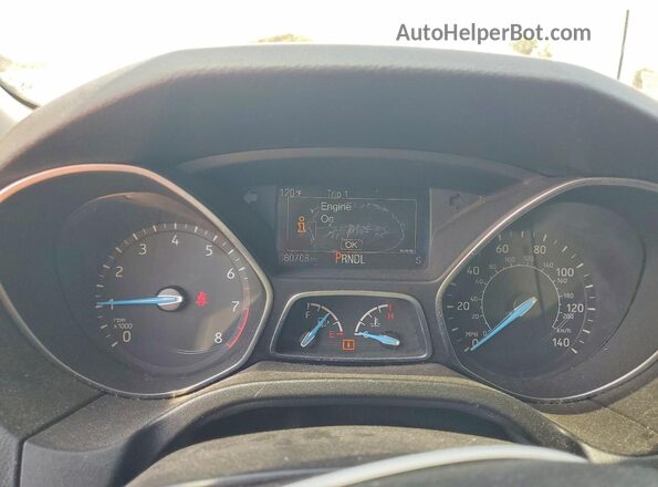 1FADP3F23GL204295 2016 FORD FOCUS White Սարքավորումների վահանակի տեսք