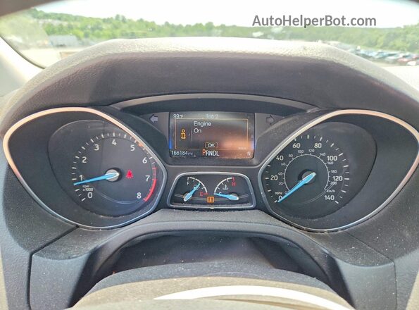 1FADP3F23GL220321 2016 FORD FOCUS Синий Вид щитка приборов