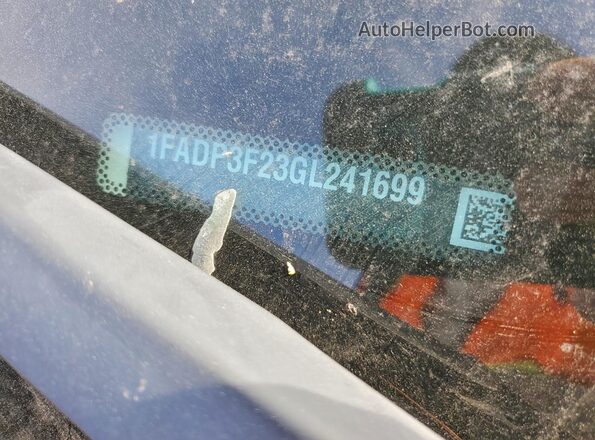 1FADP3F23GL241699 2016 FORD FOCUS White ძრავის განყოფილების ხედი
