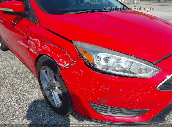 1FADP3F23GL251875 2016 FORD FOCUS Red წინა ხედი