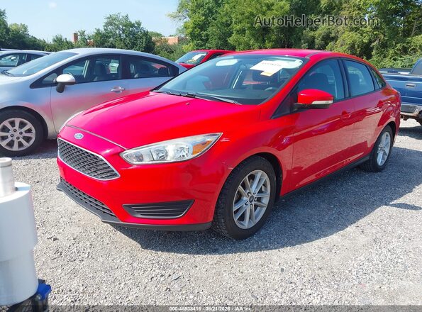 1FADP3F23GL251875 2016 FORD FOCUS Red წინა მარცხენა ხედი სამი მეოთხედიდან