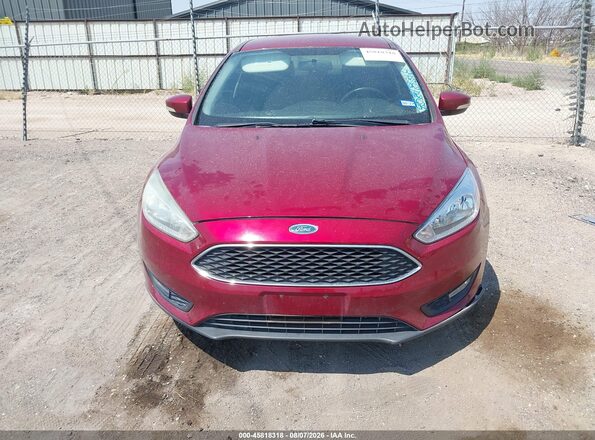 1FADP3F23GL297268 2016 FORD FOCUS Red Widok z przodu