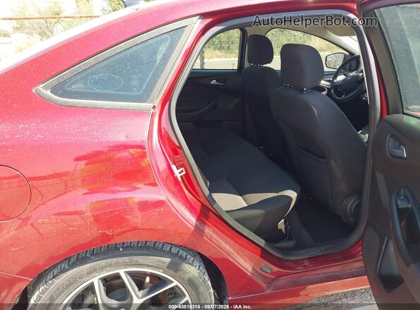 1FADP3F23GL297268 2016 FORD FOCUS Red Widok naklejki z numerem VIN