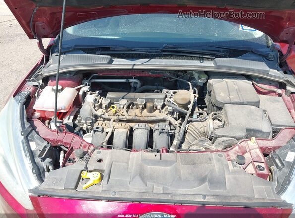 1FADP3F23GL297268 2016 FORD FOCUS Red Widok z tyłu