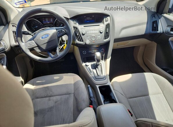 1FADP3F23GL351118 2016 FORD FOCUS Белый Вид панели приборов