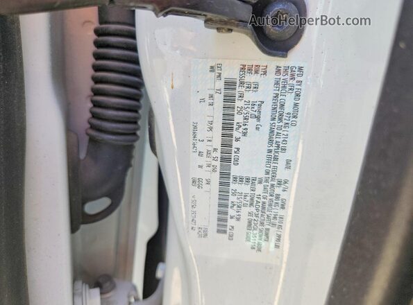 1FADP3F23GL351118 2016 FORD FOCUS Белый Вид наклейки с VIN-кодом