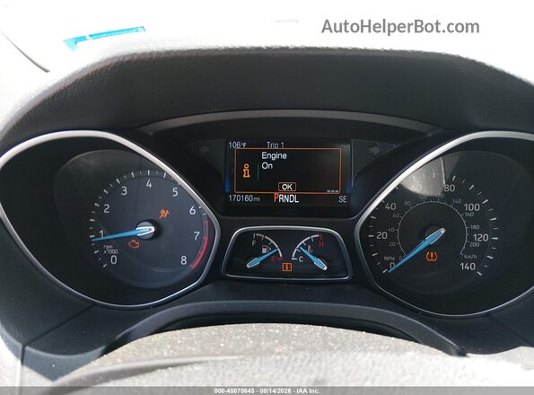 1FADP3F23GL363981 2016 FORD FOCUS Black Вид задніх сидінь