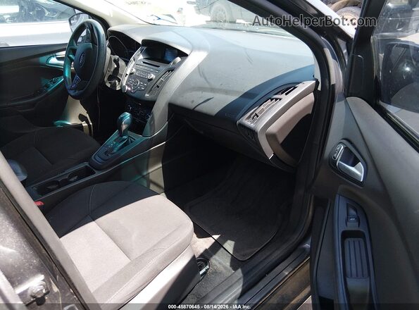 1FADP3F23GL363981 2016 FORD FOCUS Black Вид салону спереду