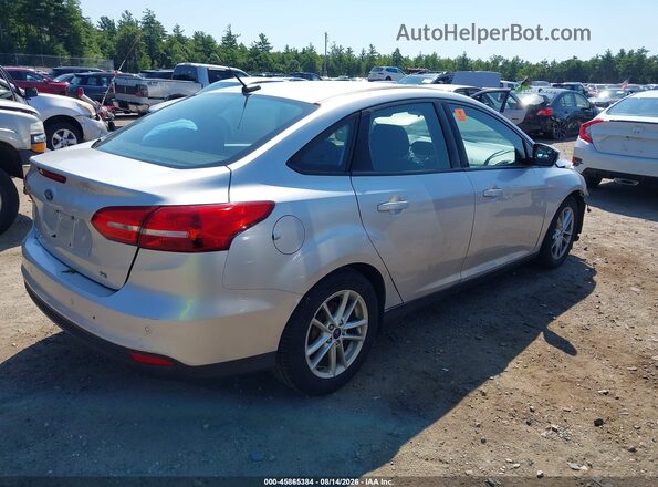 1FADP3F23GL375502 2016 FORD FOCUS Silver Rear right