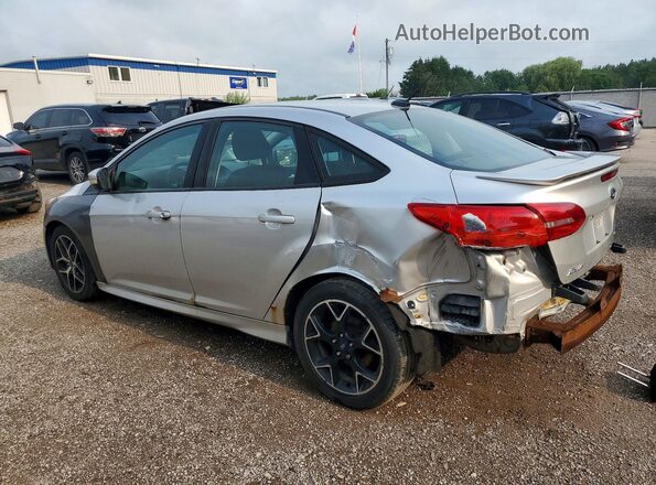 1FADP3F23HL255846 2017 FORD FOCUS Серебряный Задняя левая четверть