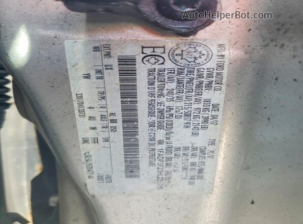 1FADP3F23HL255846 2017 FORD FOCUS Серебряный Вид наклейки с VIN-кодом