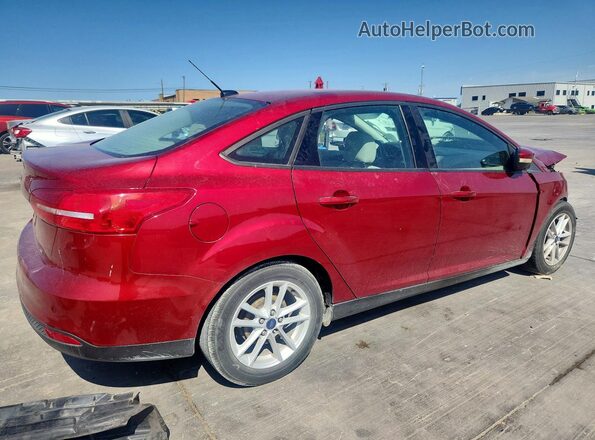 1FADP3F23HL295019 2017 FORD FOCUS Red Задня права чверть