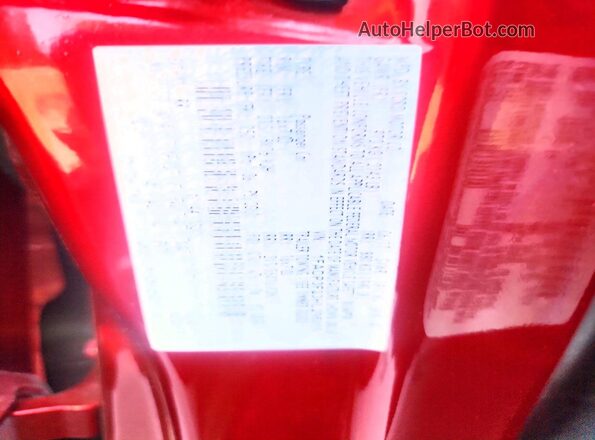 1FADP3F23HL295019 2017 FORD FOCUS Red Вид наклейки з VIN-кодом