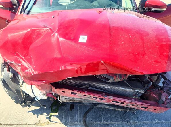 1FADP3F23HL295019 2017 FORD FOCUS Red Вид задньої частини салону