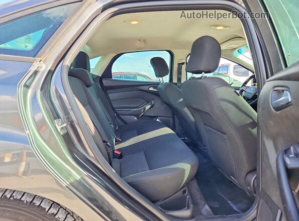1FADP3F23HL304916 2017 FORD FOCUS Gray Vista de los asientos traseros