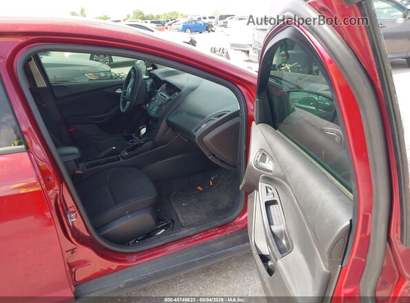 1FADP3F23HL313857 2017 FORD FOCUS Burgundy Вид салону спереду