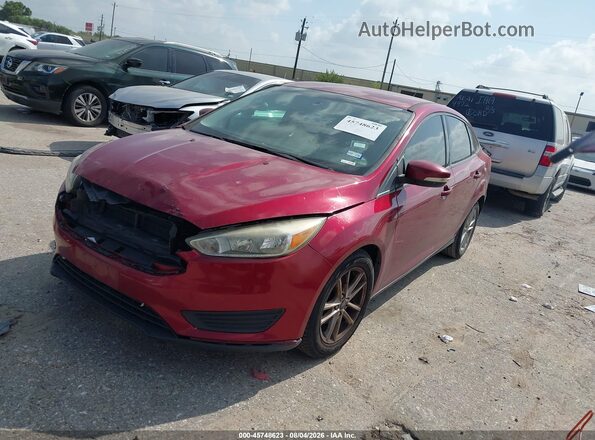 1FADP3F23HL313857 2017 FORD FOCUS Burgundy Передня ліва чверть