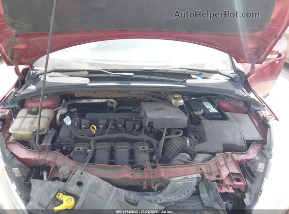 1FADP3F23HL313857 2017 FORD FOCUS Burgundy Вид ззаду
