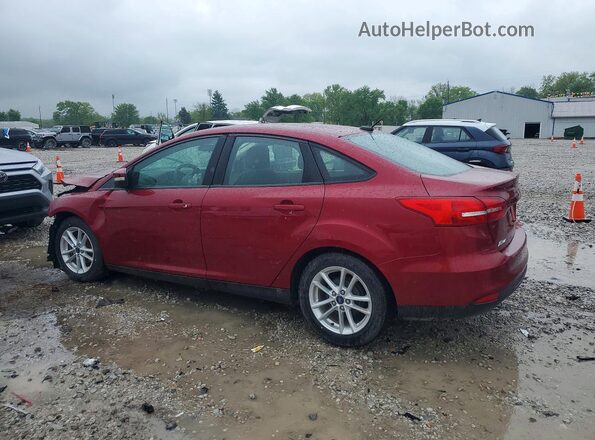 1FADP3F23HL328164 2017 FORD FOCUS Red Задня ліва чверть