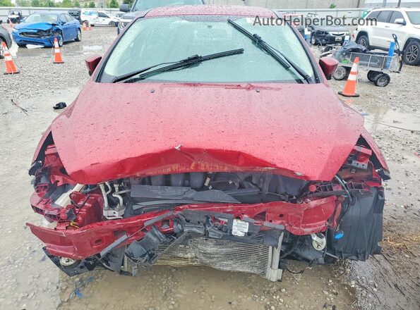 1FADP3F23HL328164 2017 FORD FOCUS Red Вид спереду