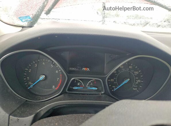 1FADP3F23HL328164 2017 FORD FOCUS Red Вид щитка приладів