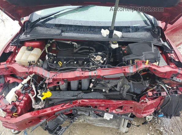 1FADP3F23HL328164 2017 FORD FOCUS Red Вид задньої частини салону