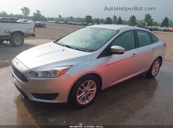 1FADP3F23HL329654 2017 FORD FOCUS Silver წინა მარცხენა ხედი სამი მეოთხედიდან