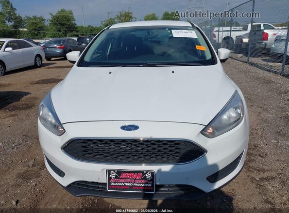 1FADP3F23JL254704 2018 FORD FOCUS White Вид щитка приладів