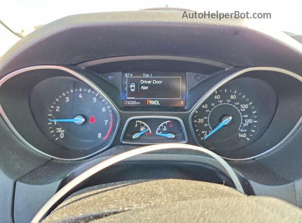 1FADP3F23JL319972 2018 FORD FOCUS Silver Սարքավորումների վահանակի տեսք