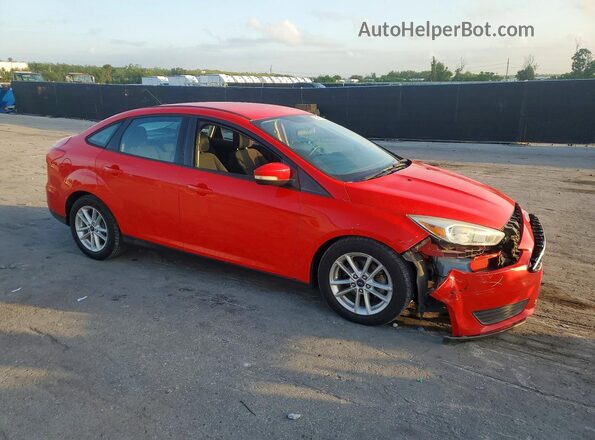 1FADP3F24GL228959 2016 FORD FOCUS Red Przód prawy