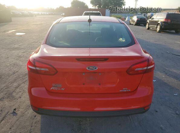 1FADP3F24GL228959 2016 FORD FOCUS Red Widok z tyłu