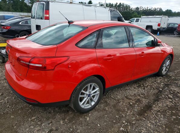 1FADP3F24GL280186 2016 FORD FOCUS Red Tył prawy