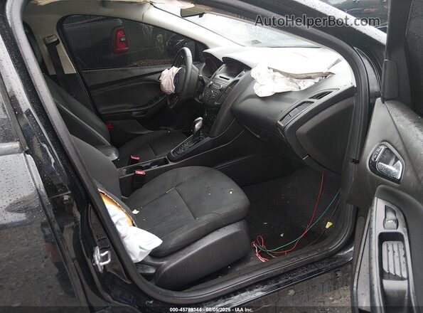 1FADP3F24GL296467 2016 FORD FOCUS Black წინა სალონის ხედი