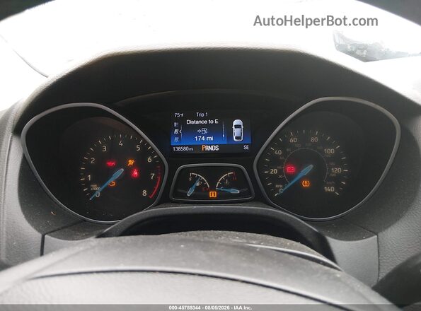 1FADP3F24GL296467 2016 FORD FOCUS Black უკანა სავარძლების ხედი