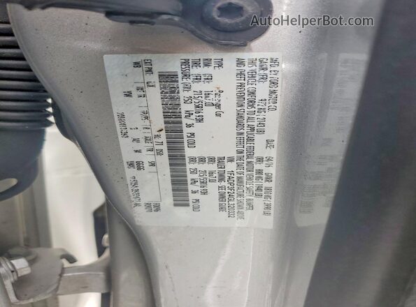 1FADP3F24GL320332 2016 FORD FOCUS Silver Շարժիչի բաժամունքի տեսք